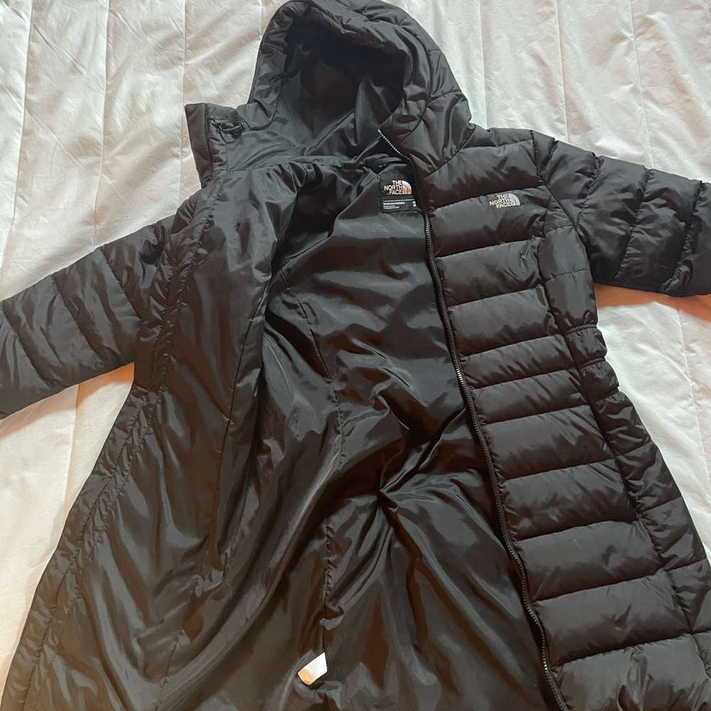 The North Face Black Puffer Coat with Hood